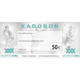 Kadobon badmintonpro